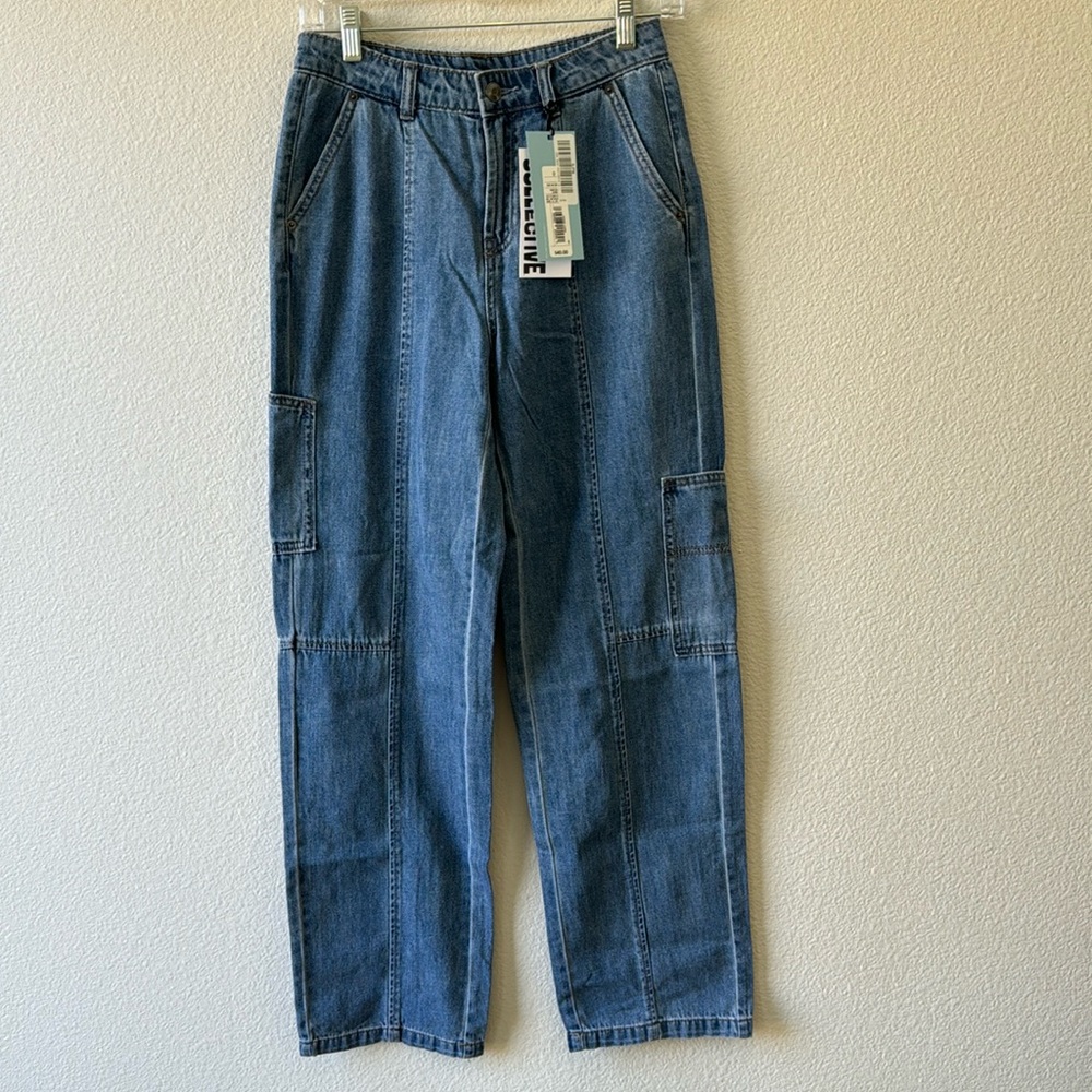Future Collective Reese Blutstein Cargo Jeans Size 0
